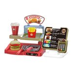 Set de Cocina Infantil Tienda de Hamburguesas Multicolor