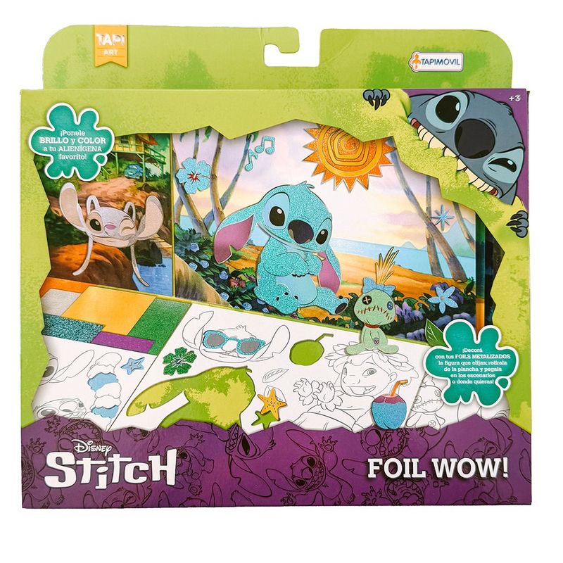 Kit de Manualidades Disney Stitch Foil Wow para Decorar con Papel Metalizado