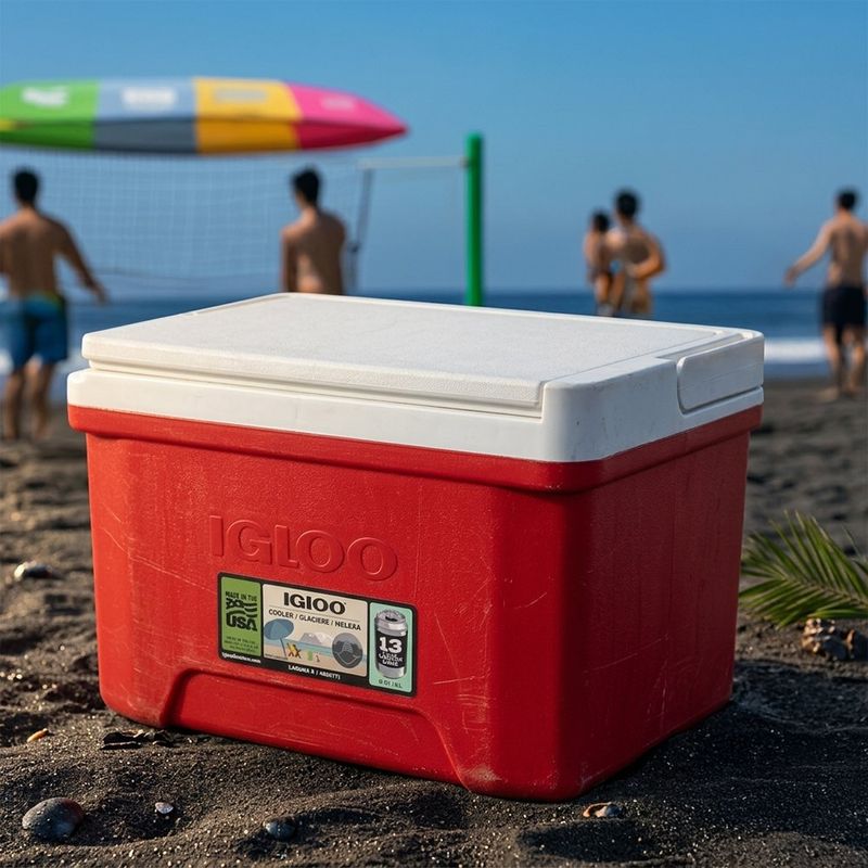 Hielera Igloo Laguna Breeze de 8 Litros Color Rojo