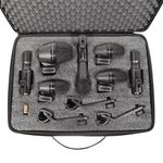 Set de Micrófonos Shure PGADRUMKIT7 para Batería 7 Piezas Color Negro