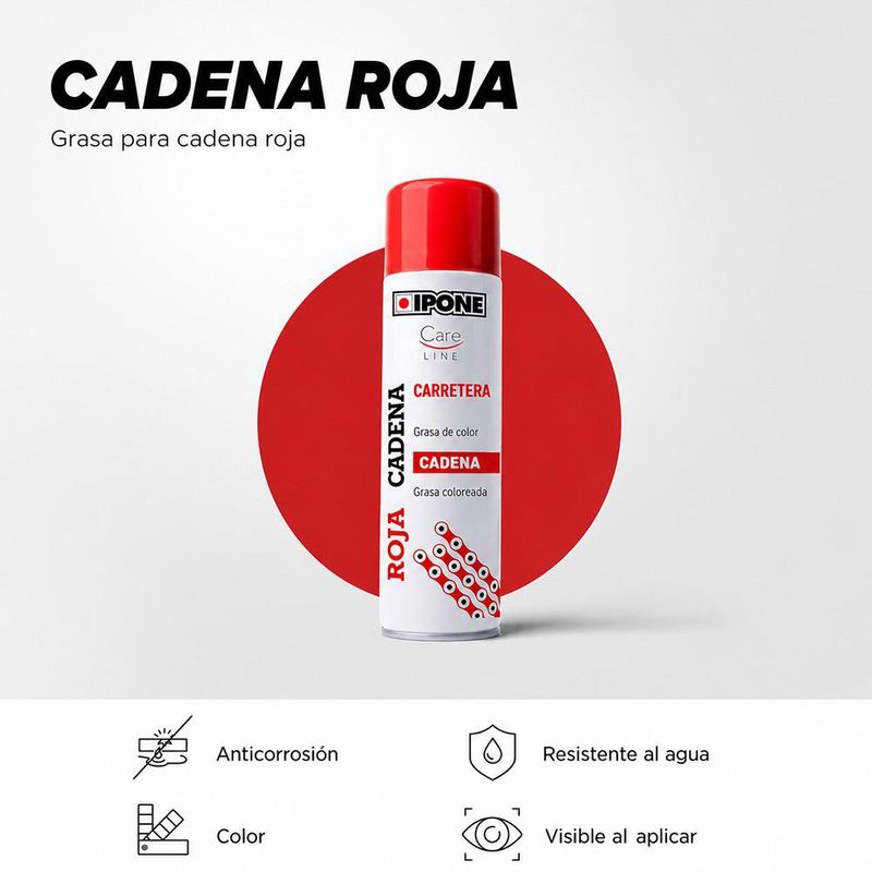 Lubricante Red Chain para Cadena de Moto