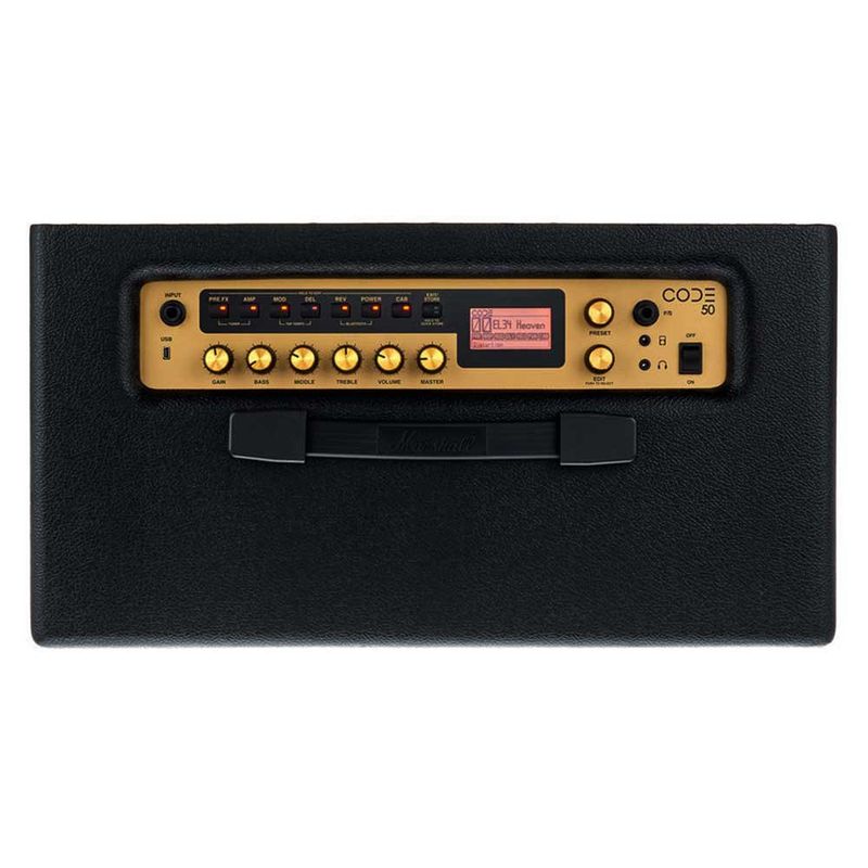 Amplificador para Guitarra Eléctrica Marshall CODE50 Digital de 50 W