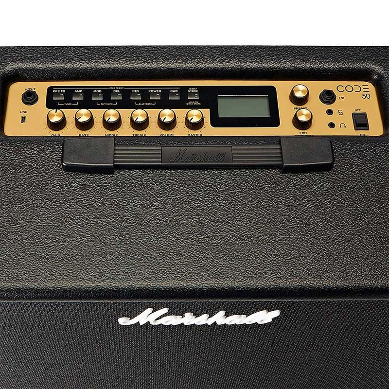Amplificador para Guitarra Eléctrica Marshall CODE50 Digital de 50 W