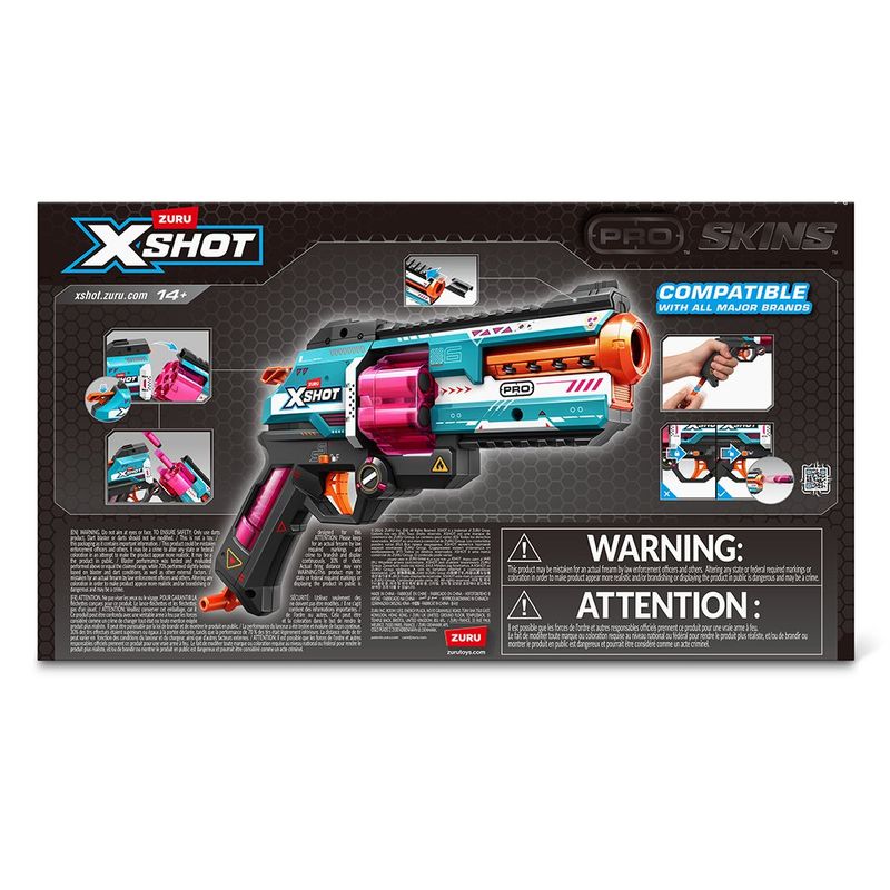 Lanzador de Dardos X-Shot Pro Skins Break Barrel con 20 Dardos
