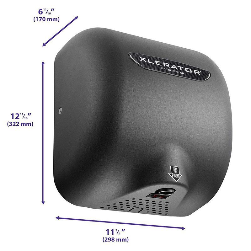 Secador de Manos Automático Turbo Xlerator Color Grafito