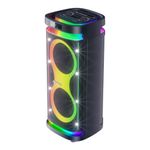 Bocina Bluetooth AWPOH6D de 1000 W con Luces LED Color Negro