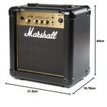 Amplificador para Guitarra Eléctrica Marshall MG10G-U Compacto de 10 W