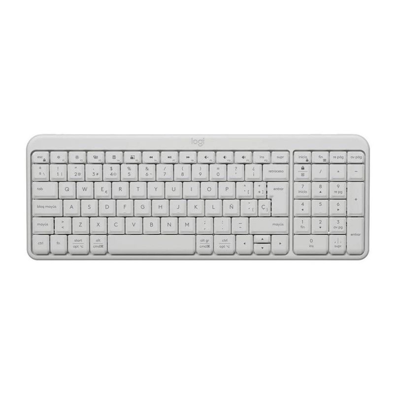 Teclado Inalámbrico K250 en Español Color Off White