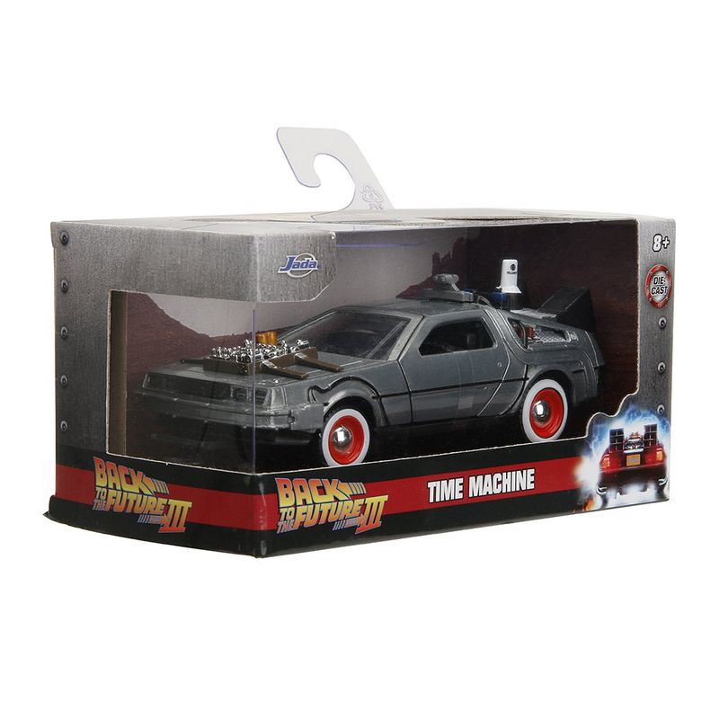 Vehículo Coleccionable Die Cast Back to the Future Time Machine Escala 1:32 Diseños Surtidos