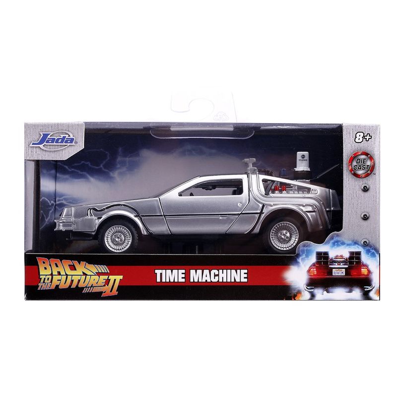 Vehículo Coleccionable Die Cast Back to the Future Time Machine Escala 1:32 Diseños Surtidos
