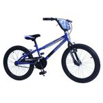 Bicicleta Bmx Rin 20 Con Freno V Brake Color Azul - Starlight