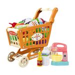Carrito de Supermercado Infantil con Accesorios de Compras y Cocina