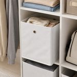 Caja Organizadora Plegable de Tela y Cartón de 30 x 30 x 45 cm - Presentación Surtida
