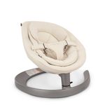 Silla Mecedora para Bebé Leaf Grow Cloud con Barra de Juguetes y Arnés 3 Puntos Beige