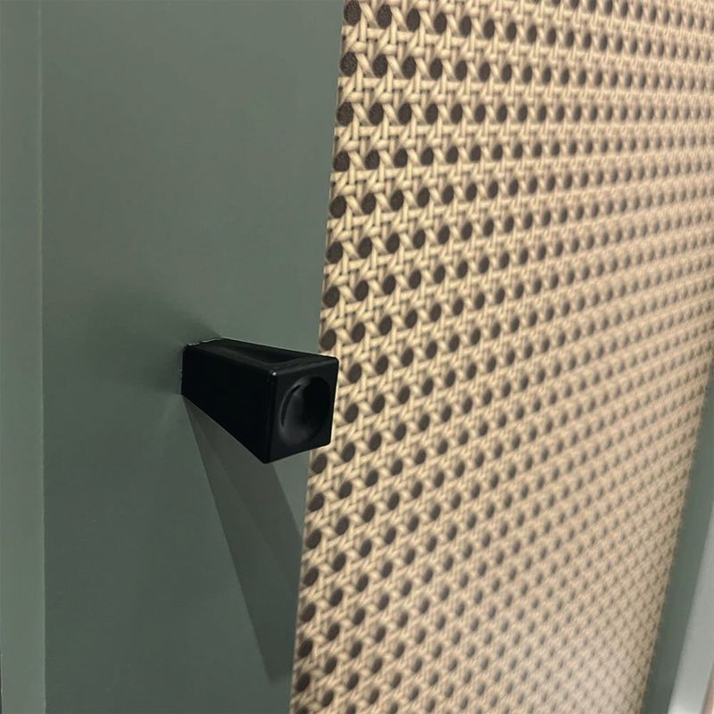 Bufetera Charlotte de MDF y MDP con Puerta Reversible de 80 x 40 x 80 cm Beige y Verde Menta