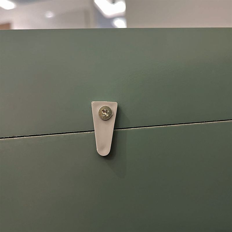 Bufetera Charlotte de MDF y MDP con Puerta Reversible de 80 x 40 x 80 cm Beige y Verde Menta