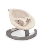 Silla Mecedora para Bebé Leaf Grow Cloud con Barra de Juguetes y Arnés 3 Puntos Beige
