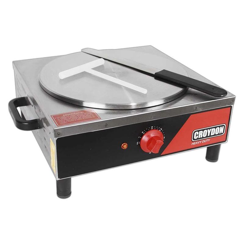 Maquina para Hacer Crepas MPES Profesional Eléctrica con Disco de 37 Cm