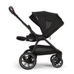 Carruaje Compacto Trvl Lx Caviar para Bebé con Plegado Rápido de 81 x 53 x 116 cm Negro