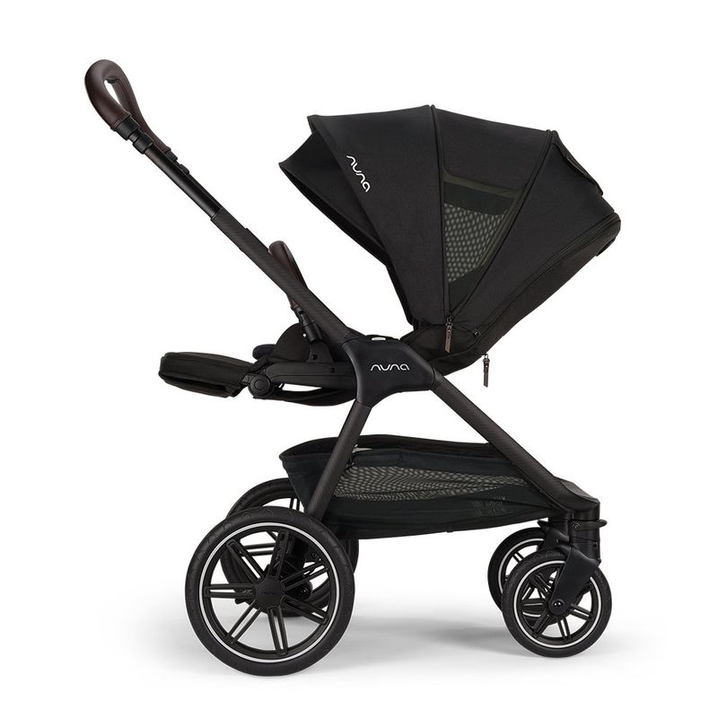 Carruaje Compacto Trvl Lx Caviar para Bebé con Plegado Rápido de 81 x 53 x 116 cm Negro