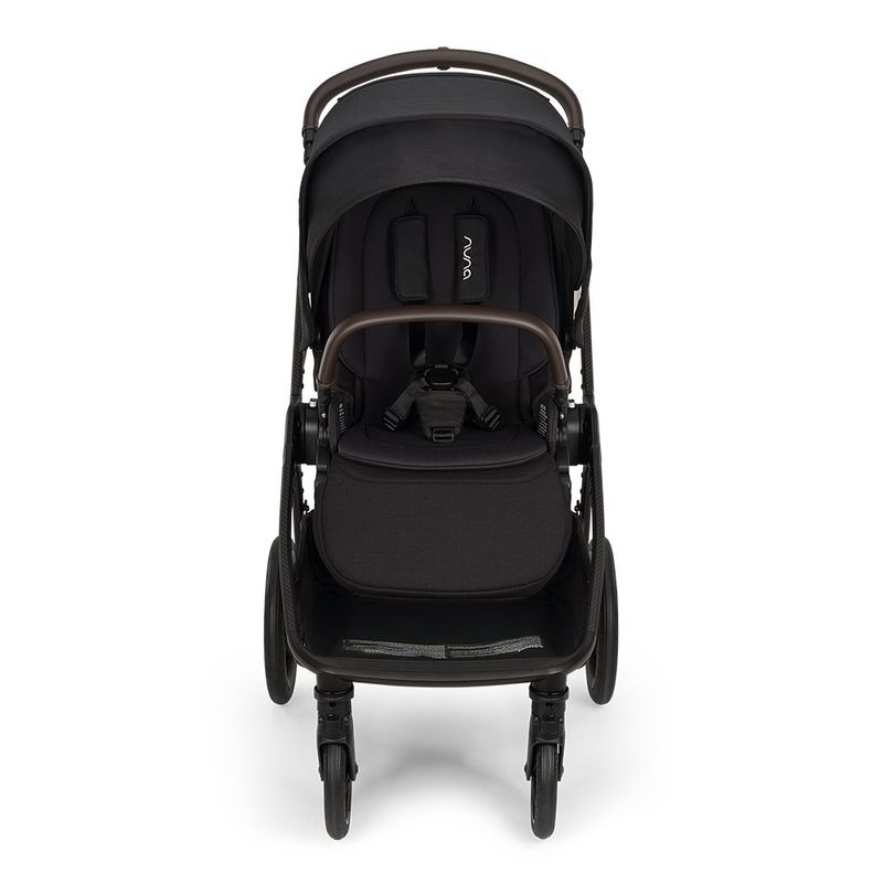 Carruaje Compacto Trvl Lx Caviar para Bebé con Plegado Rápido de 81 x 53 x 116 cm Negro