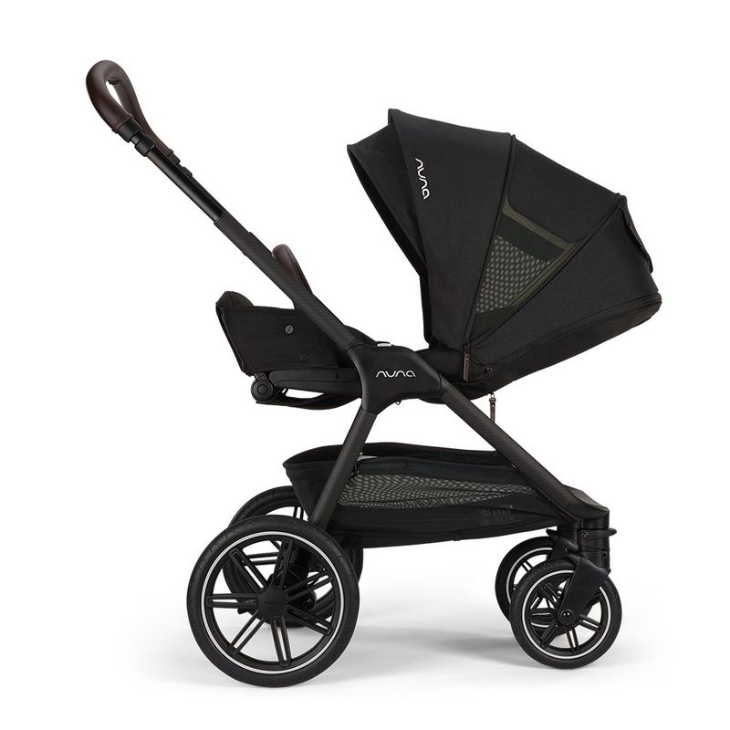 Carruaje Compacto Trvl Lx Caviar para Bebé con Plegado Rápido de 81 x 53 x 116 cm Negro