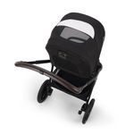 Carruaje Compacto Trvl Lx Caviar para Bebé con Plegado Rápido de 81 x 53 x 116 cm Negro