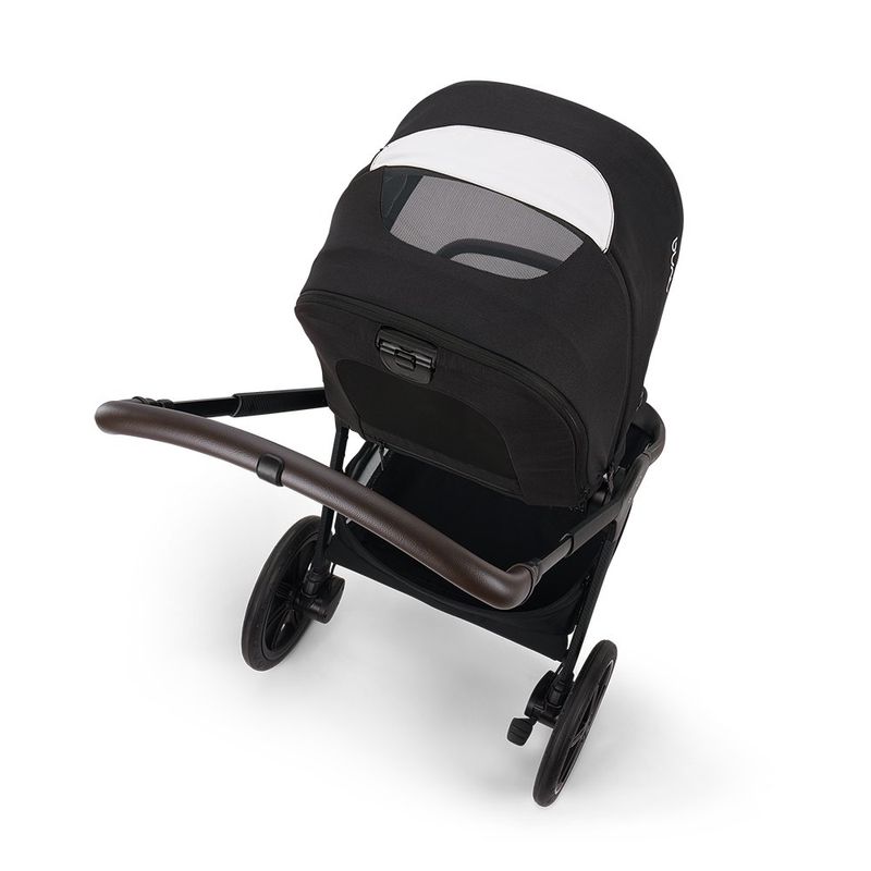 Carruaje Compacto Trvl Lx Caviar para Bebé con Plegado Rápido de 81 x 53 x 116 cm Negro