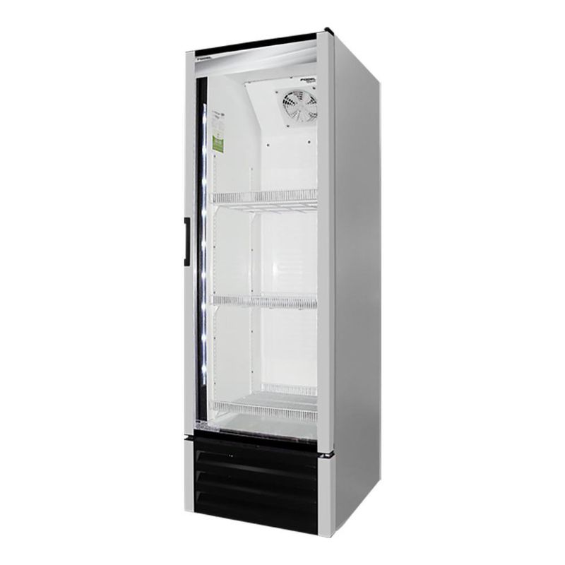 Visicooler VE-11 con Puerta de Vidrio de 306 Litros Color Gris