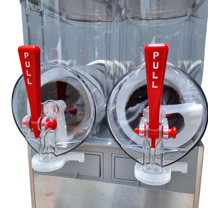 Maquina para granizadas Dos Contenedor con Capacidad de 20 Litros
