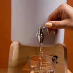 Chorro Dispensador Mini de Acero Inoxidable para Filtro de Agua Plateada