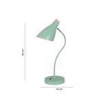 Lámpara de Mesa Flexible 50 cm Color Verde