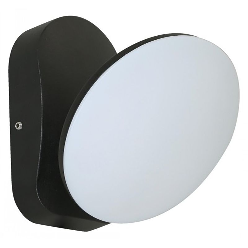 Lámpara de Exterior LED Diseño Moderno Color Negro