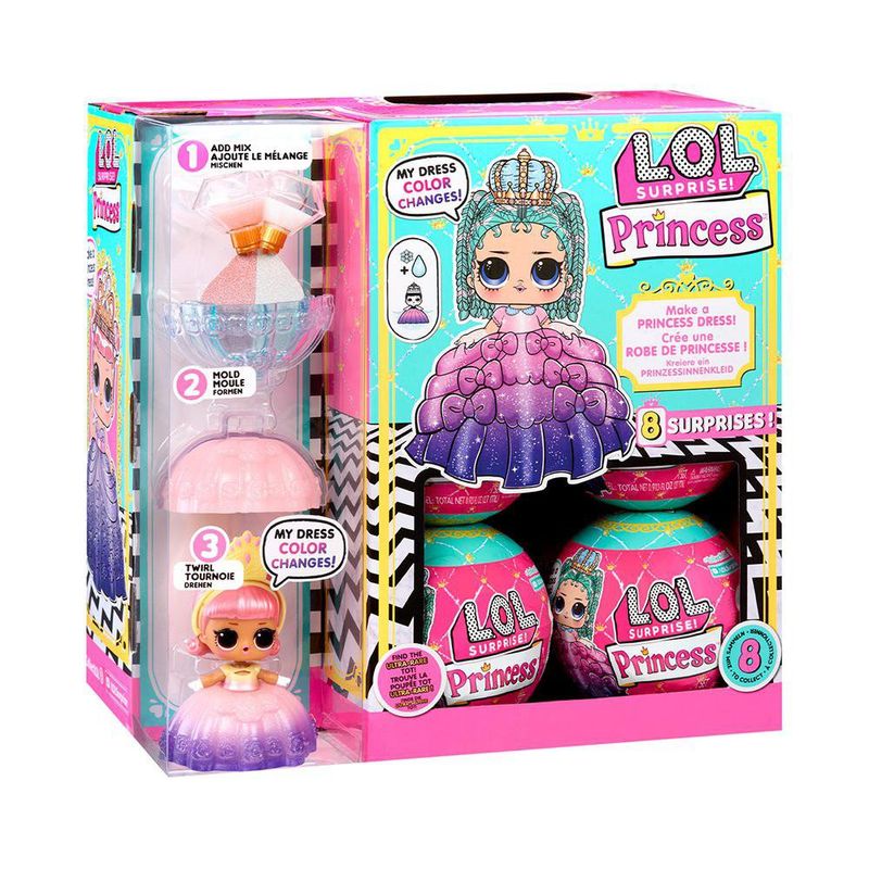 Muñeca L.O.L Surprise Princesa Tots con Vestido que Cambia de Color
