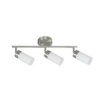 Lámpara Spot 3 Luces Orientables 14 cm para Interior Color Blanco
