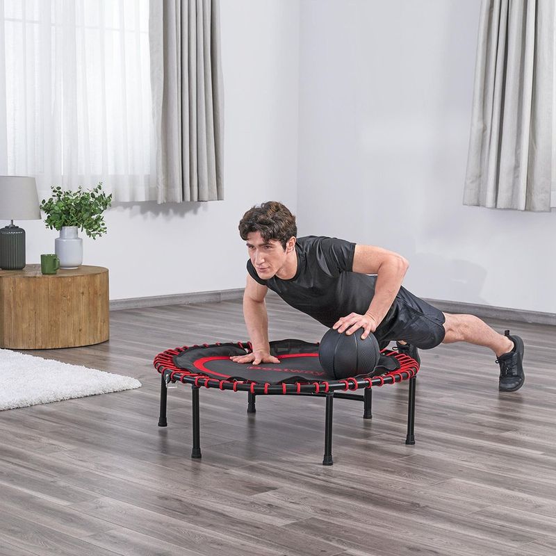 Trampolín fitness plegable Bestway con barra ajustable y capacidad de 150 kg