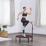 Trampolín fitness plegable Bestway con barra ajustable y capacidad de 150 kg