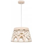 Lámpara Colgante de 1 Luz Base E27 Color Beige