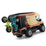 LEGO City Furgoneta de Aventura con Bicis de Montaña #60512 de 260 Piezas