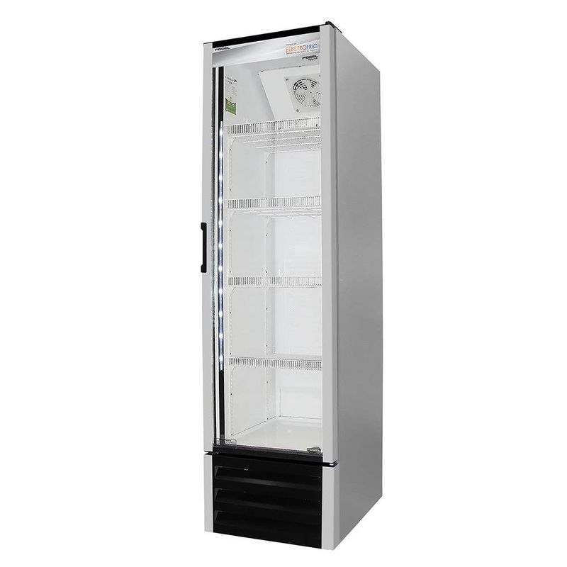 Visicooler VE-13 con Puerta de Vidrio de 371 Litros Color Gris