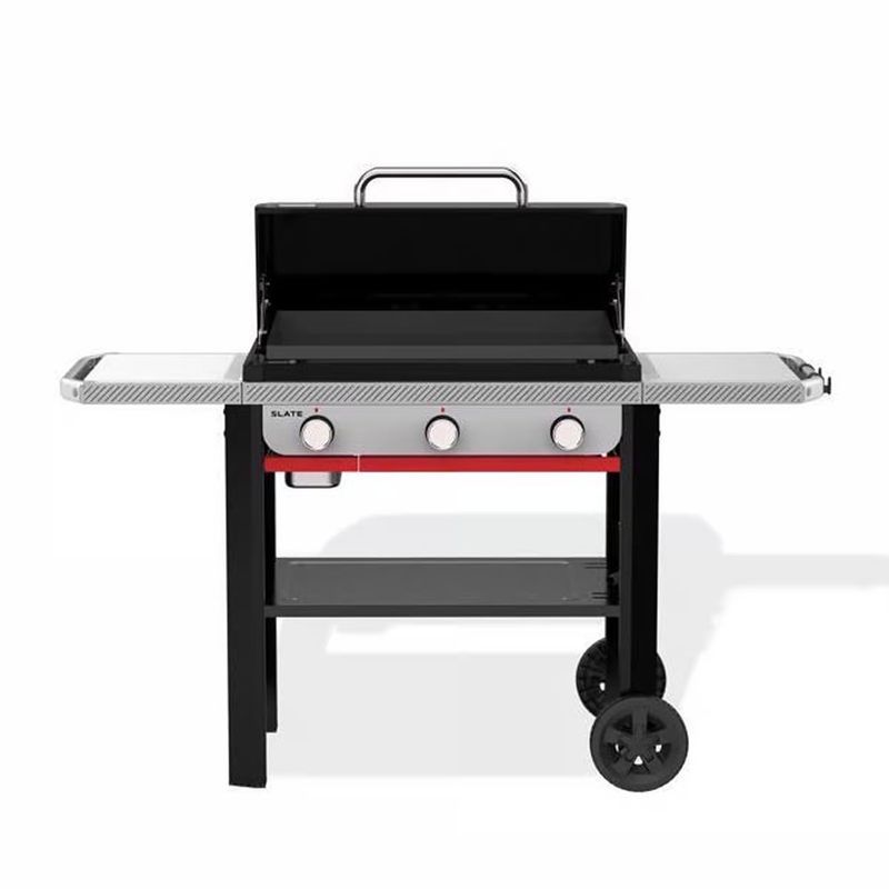 Parrilla de Gas Propano Weber Slate de 28" con 3 Quemadores Negra