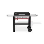 Parrilla de Gas Propano Weber Slate de 28" con 3 Quemadores Negra