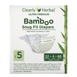 Pañales Bamboo Snug Fit Talla 5 de 88 Unideades - Clearly Herbal