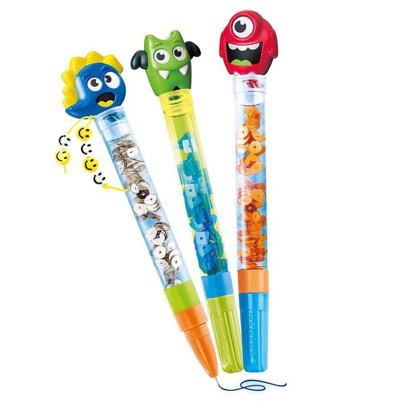 Kit para Crear 3 Lapiceros de Monstruos con Accesorios