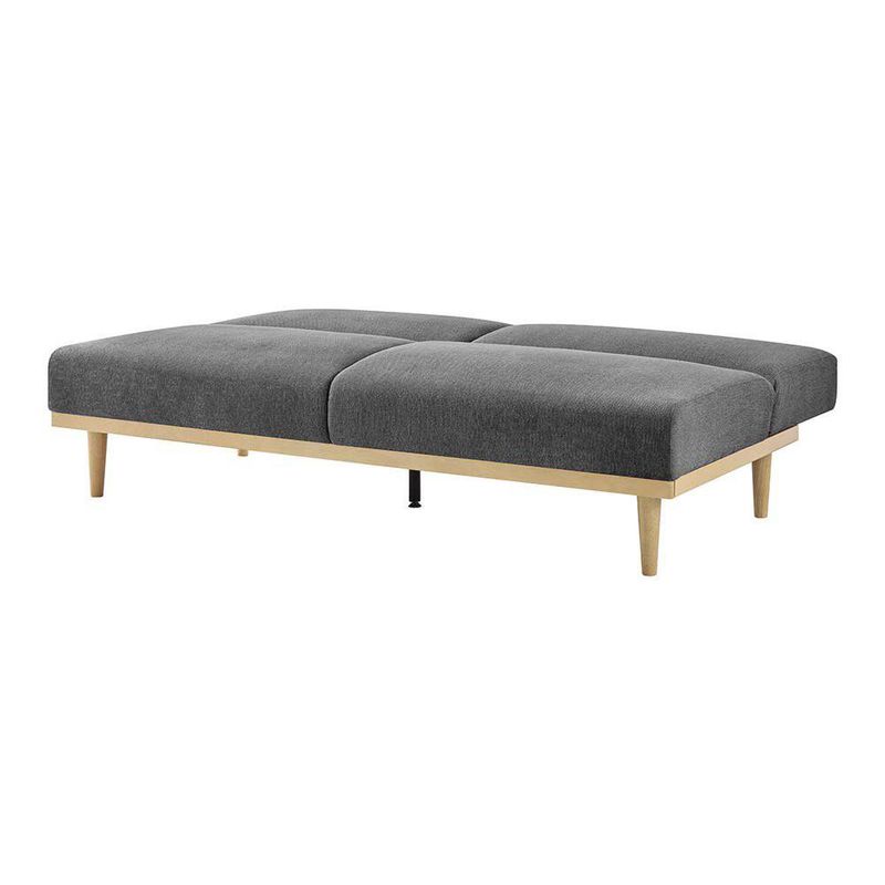 Sofá Cama Stuart con Respaldo Reclinable de 189 x 89 x 87 cm Gris