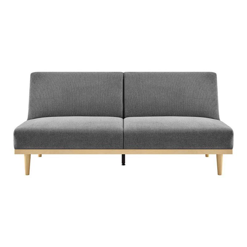 Sofá Cama Stuart con Respaldo Reclinable de 189 x 89 x 87 cm Gris