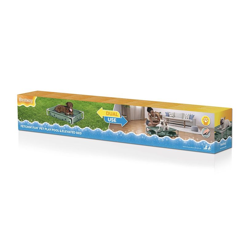 Piscina Elevada para Mascotas H2OGO! Con Lanzador de Pelotas y Aspersor mediana