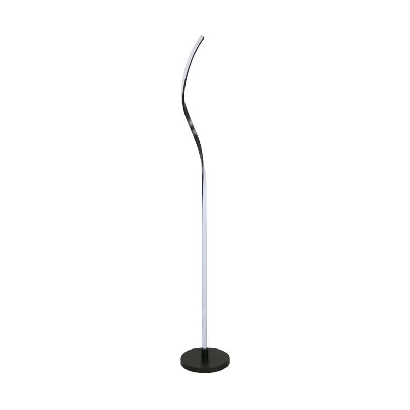 Lámpara de Pie LED 14 W 161.5 cm Diseño Moderno Color Negro
