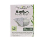 Pañales Bamboo Snug Fit Talla 3 de 112 Unideades - Clearly Herbal