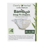 Pañales Bamboo Snug Fit Talla 4 de 96 Unideades - Clearly Herbal